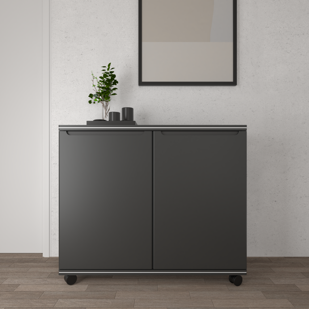 SHOE CABINET CURVE 4 TIERS - GREY_3